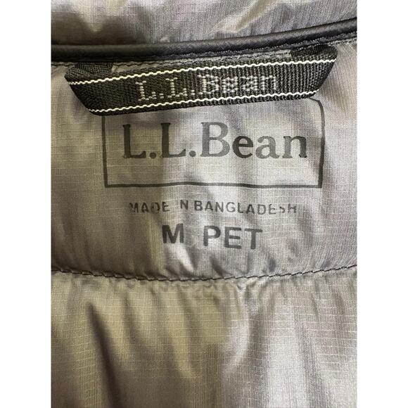 LL Bean Women’s Petite M Ultralight 850 Down Jacket Black Quilted Pertex DownTek - Picture 4 of 15